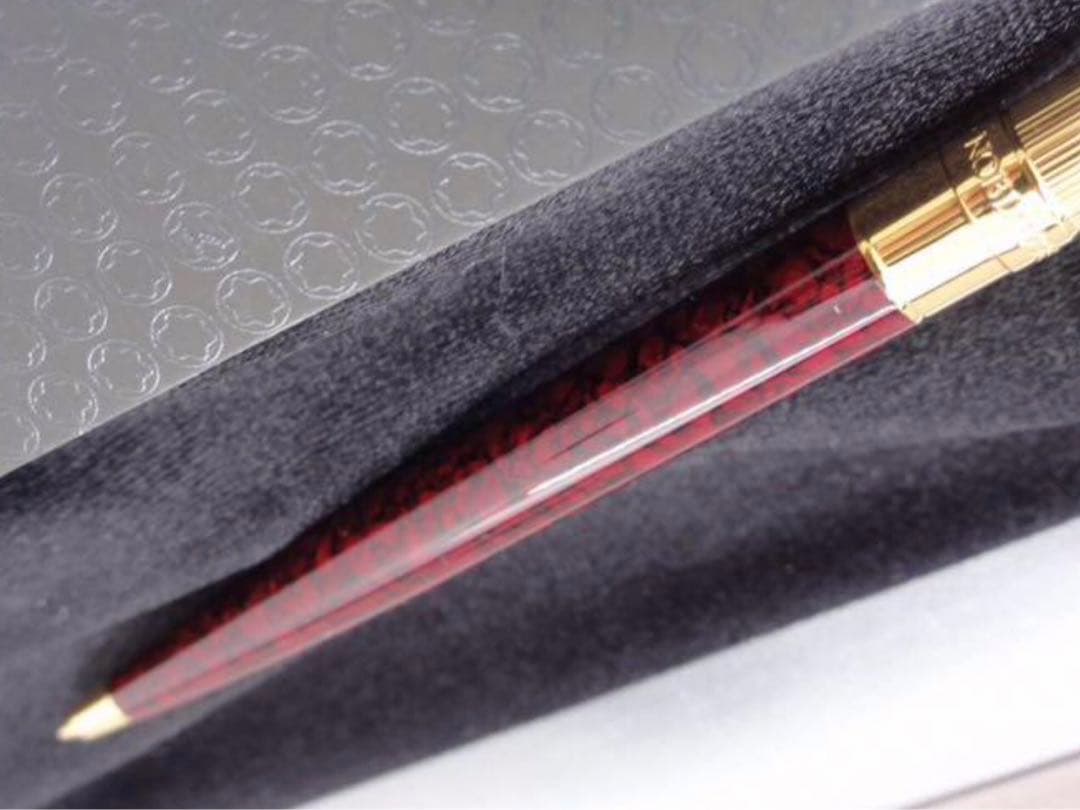 モンブラン　★未使用に近い金運強運ナポレオン愛用のレッドメノウ★ノブレス・ドゥエ