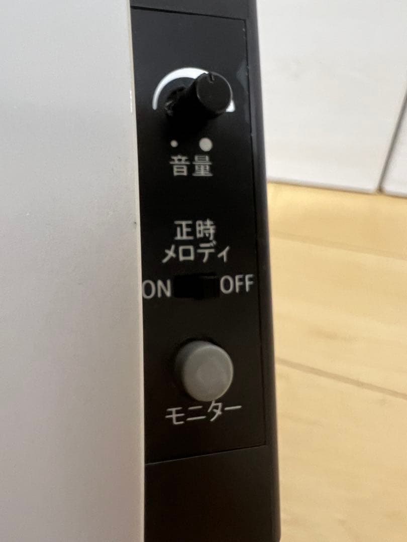 【美品】リズム時計工無線式会社　4MN442RH PM-17B 電波時計