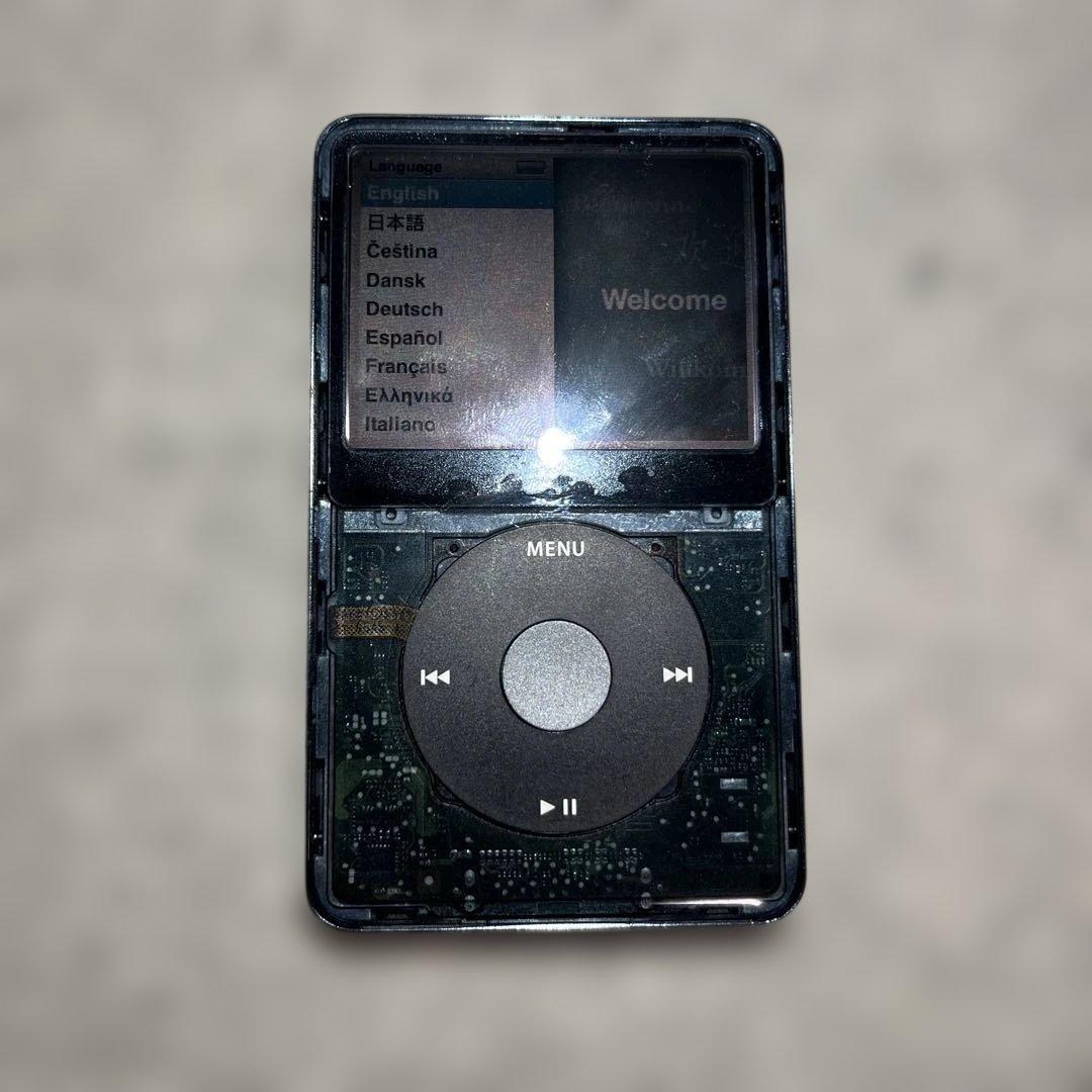 iPod classic 128GB SD 2000mAh 液晶換装 大容量