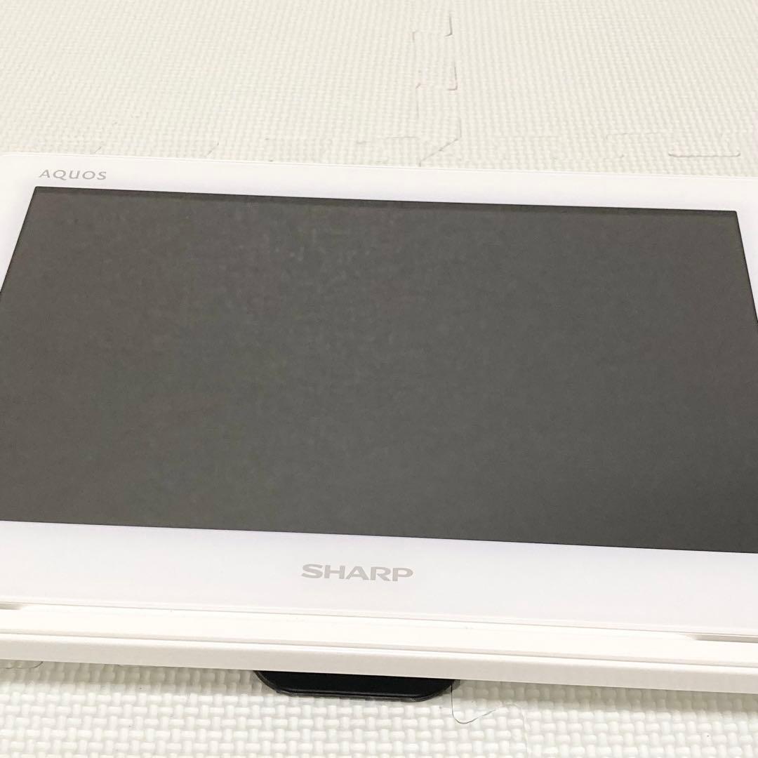 ★美品★ シャープ ポータブル液晶テレビ AQUOS ホワイト 2T-C12AF