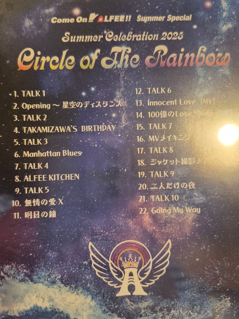 THE ALFEE 夏イベDVDパンフ2枚 2024 2025