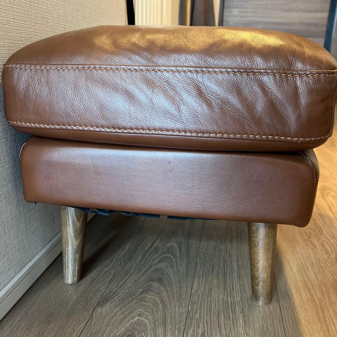 キ*ム様 ウニコ（unico)フレイ レザー ソファ オットマン