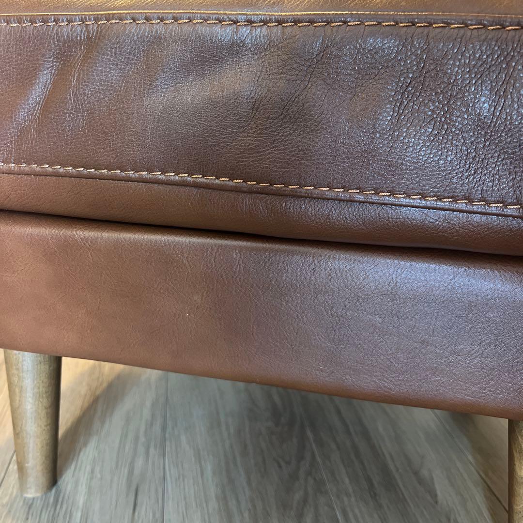 キ*ム様 ウニコ（unico)フレイ レザー ソファ オットマン