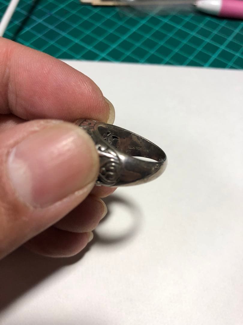 9167 EFFY エフィ　リング　18k 925シルバー　約14-15号