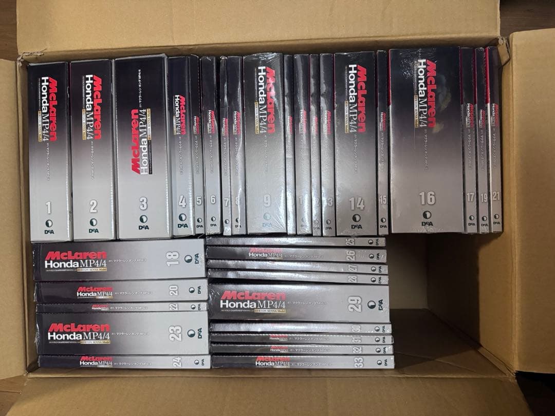 デアゴスティーニ　1/8 マクラーレン ホンダ MP4/4 全巻セット