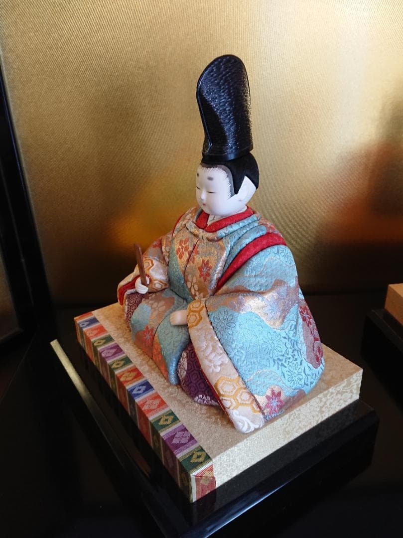 真多呂人形　若葉雛　木目込