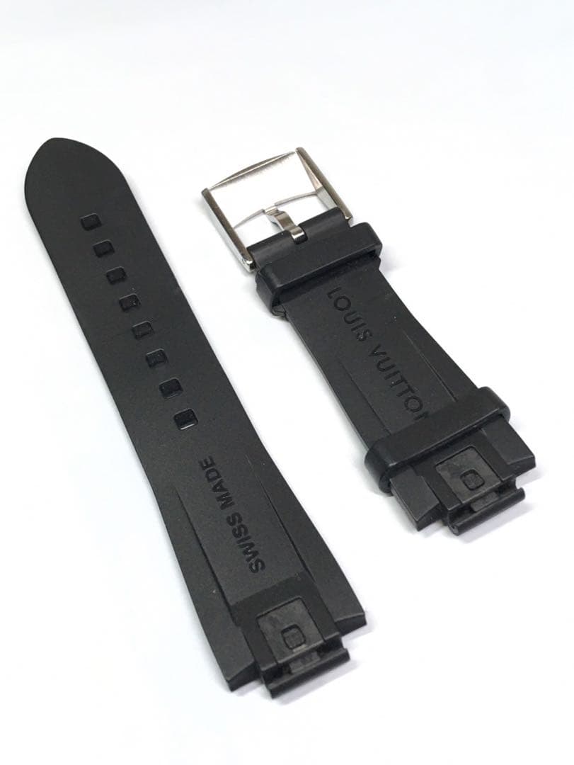 ② ルイヴィトン　タンブール　ベルト　時計　メンズ　ラバー　ベルト