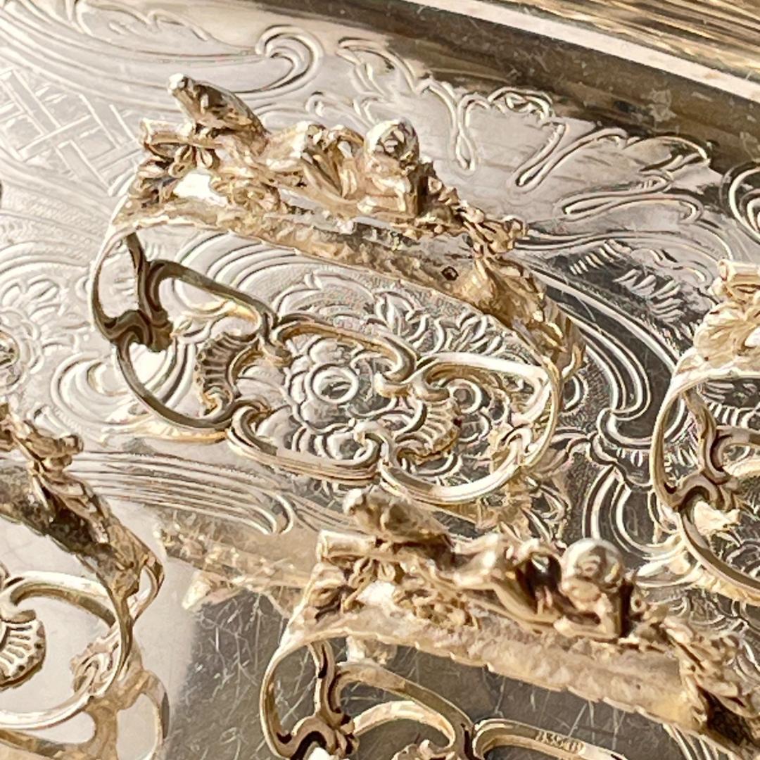 【ALBO】 天使と鳥 / 天童とリスのナプキンリング　6個【純銀】