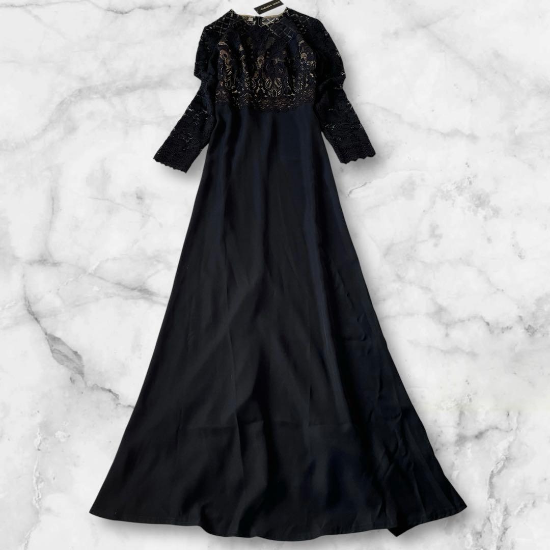 未使用✨ タダシショージ Lace & Crepe Gownドレス 黒