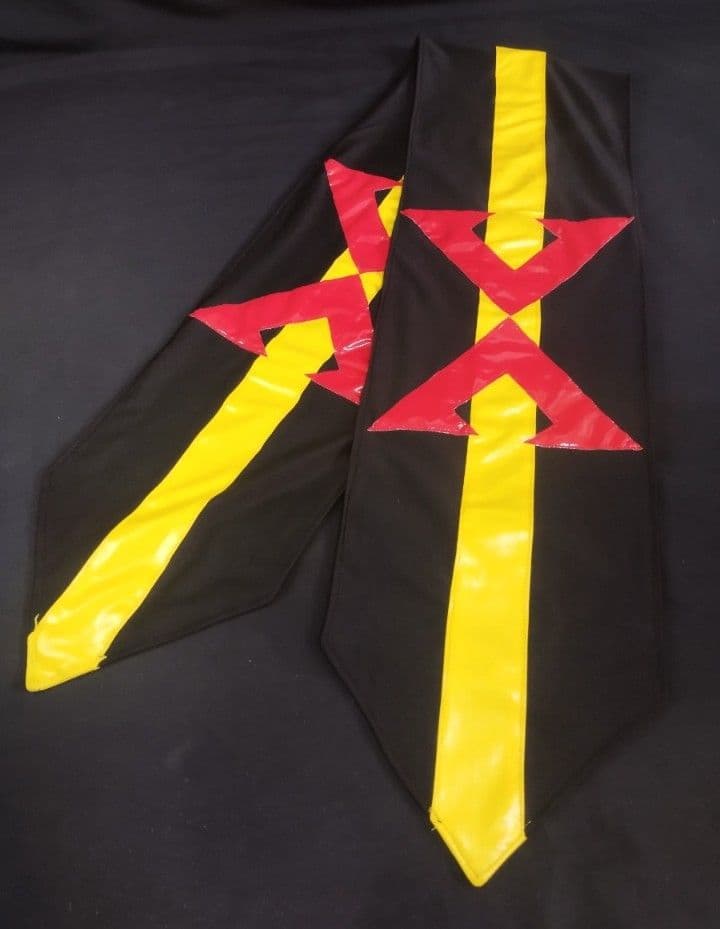 ★X ブラック マフラー 黒 コスプレ 特撮ヒーロー 1号 衣装 エックス