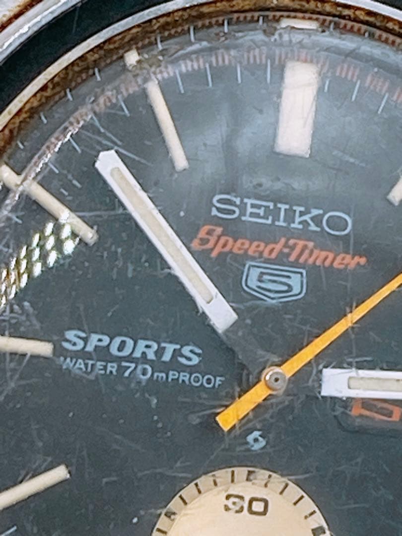 b*1様 年代物 SEIKO 5 SPORTS Speed Timer 腕時計