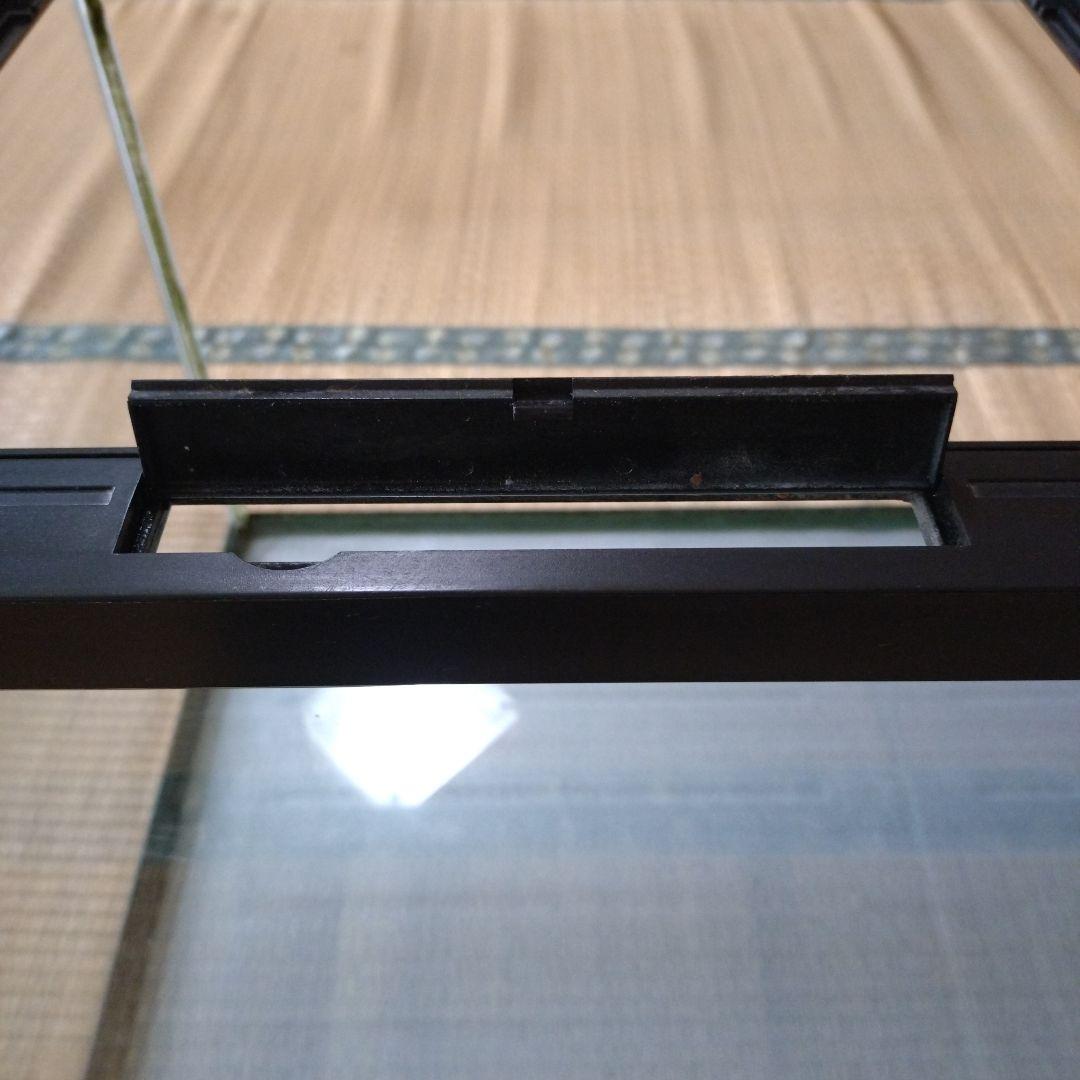 [引き取り限定]フレーム付き90cmガラス水槽 ガラス蓋付き(６枚)取説有り