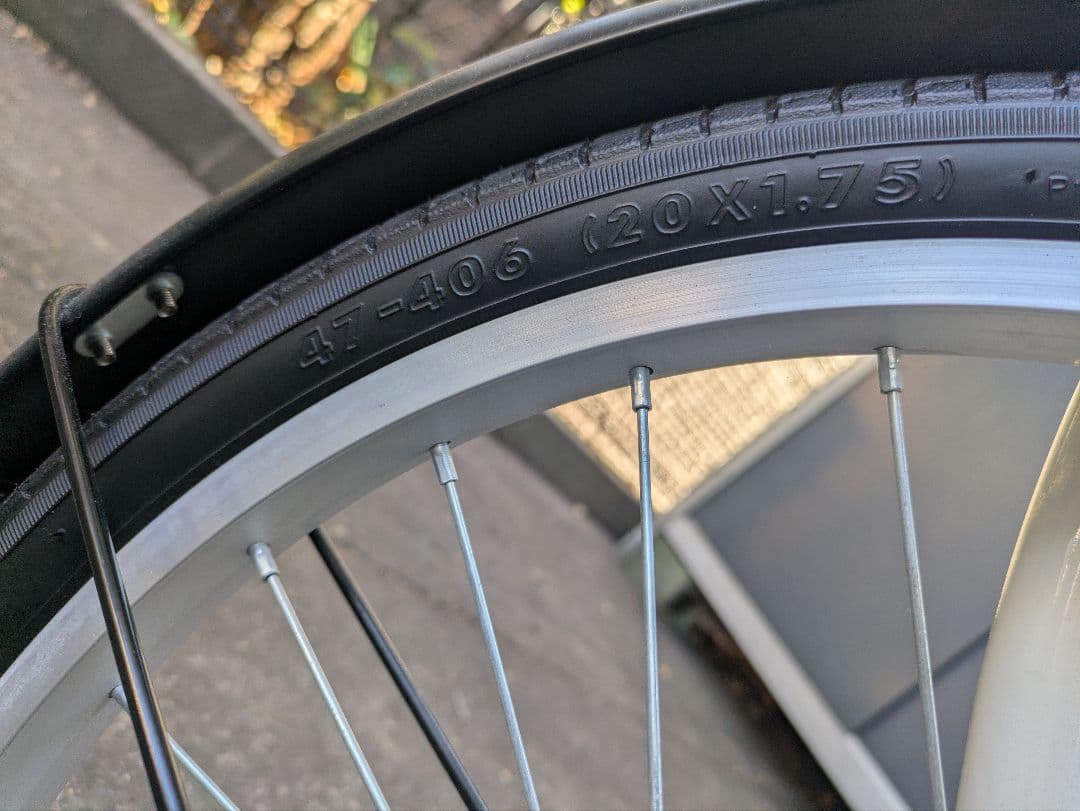 【千葉県引取限定】ACE BUDDY 折りたたみ自転車 ホワイト　美品