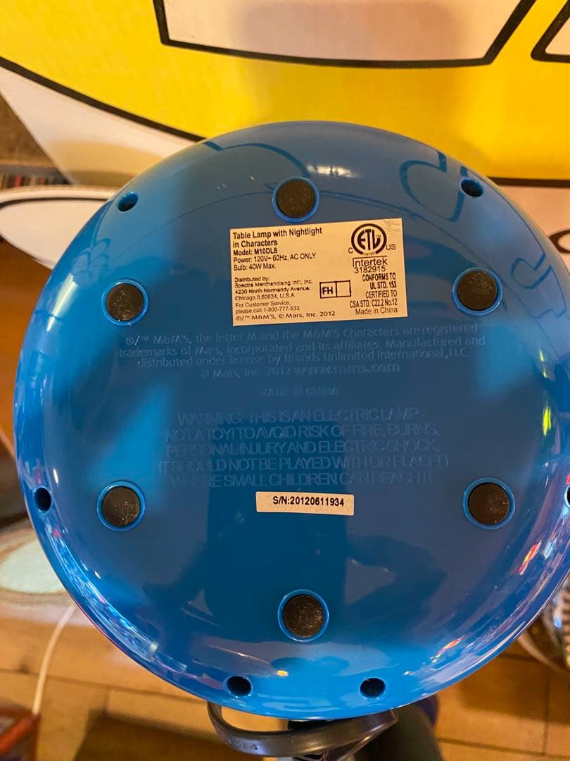 ♦︎超激レア♦︎エムアンドエムズ コレクターズアイテム テーブルランプ　ナイトランプ