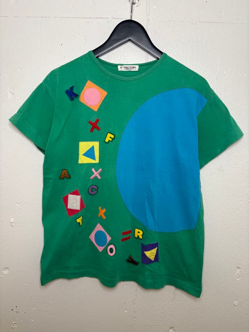 K-FACTORY 幾何学模様 Tシャツ 池田ノブオ