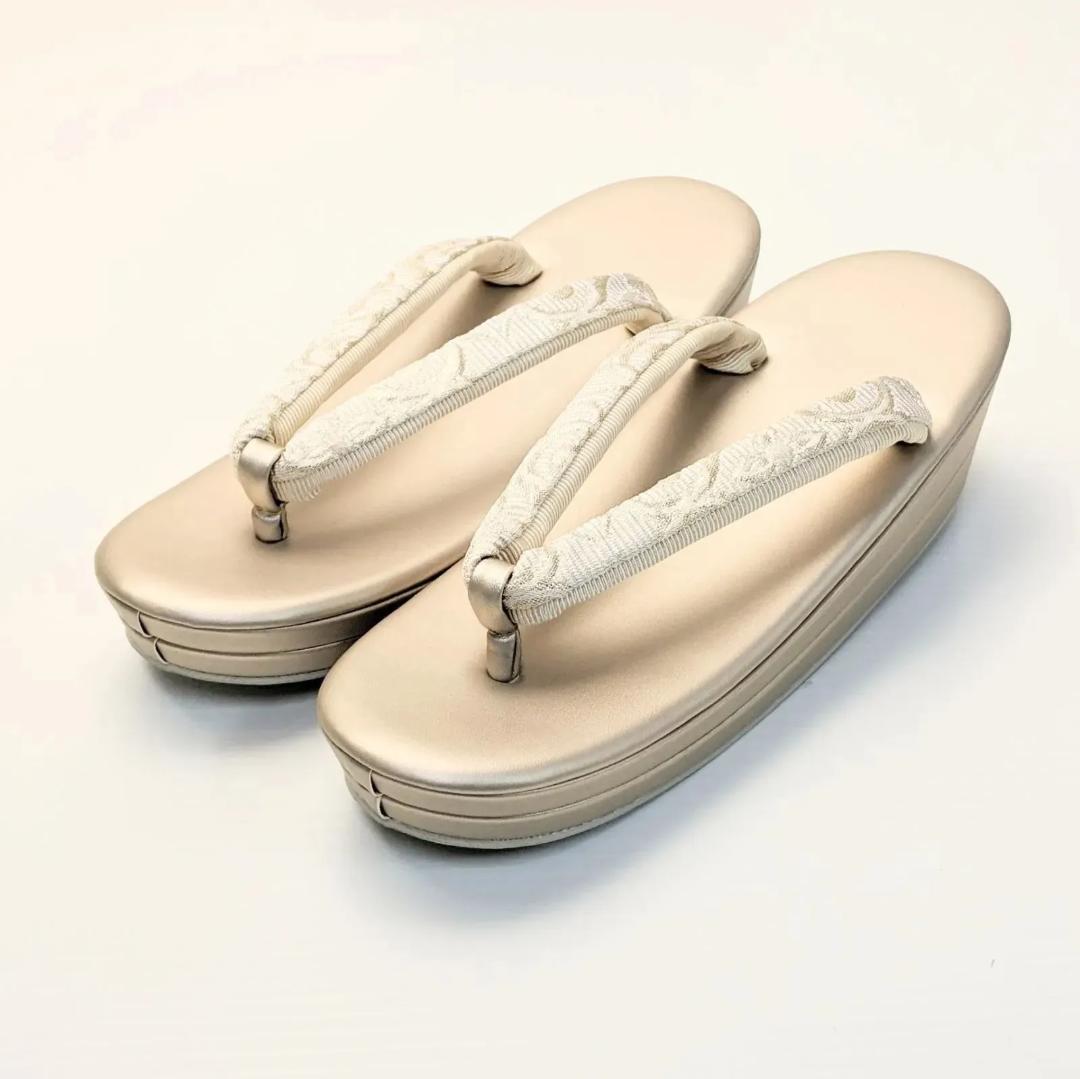 和装 草履バッグセット フォーマル 帯地 Lサイズ kz4