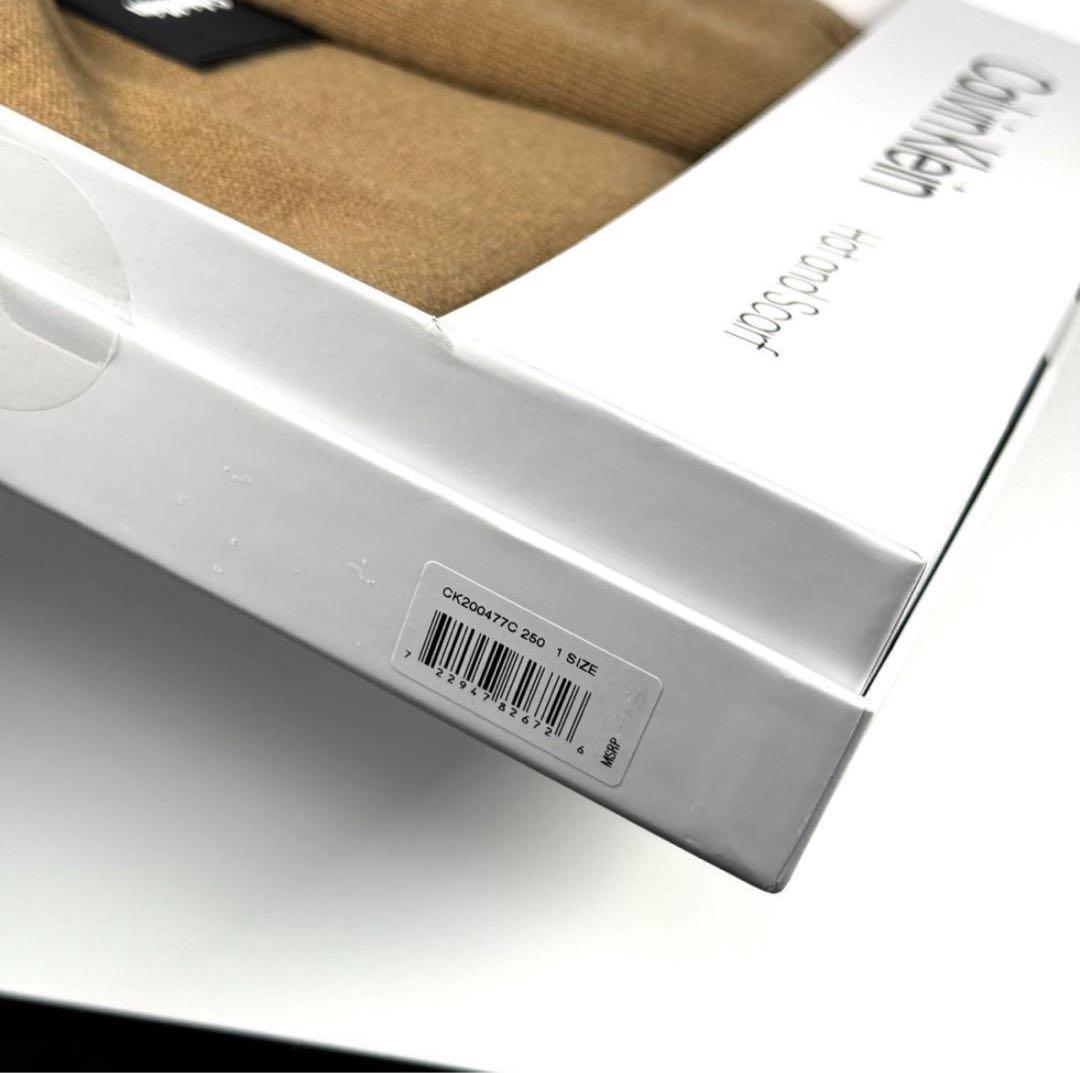 新品   ニット帽 マフラー セット 裏起毛 ボア CK