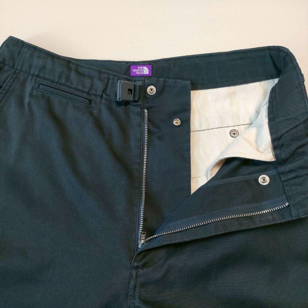 ノースフェイスパープルレーベル チノワイドストレートフィールドパンツ 濃紺