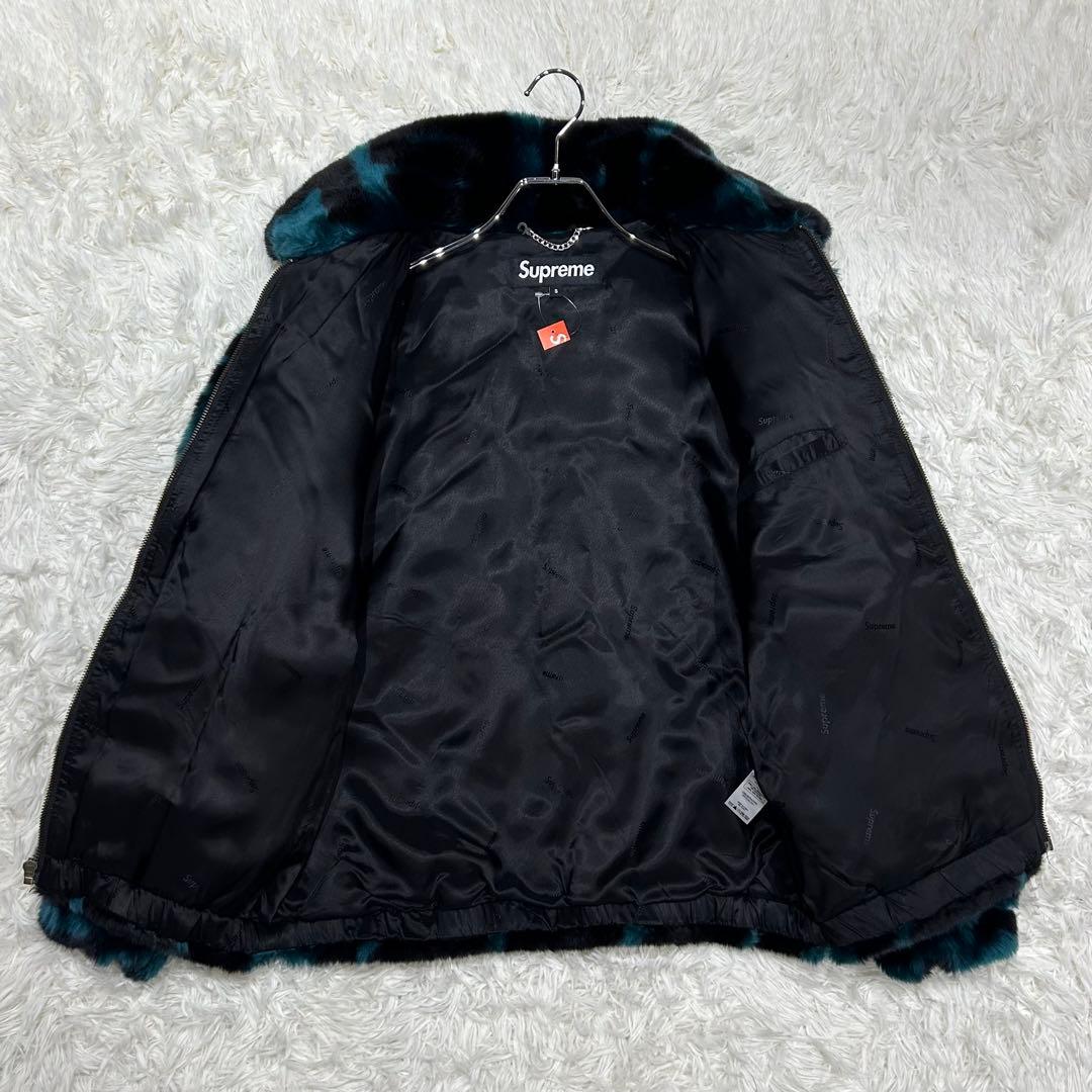 【新品未使用】タグ付き シュプリーム フェイクファー ボンバー ジャケット S