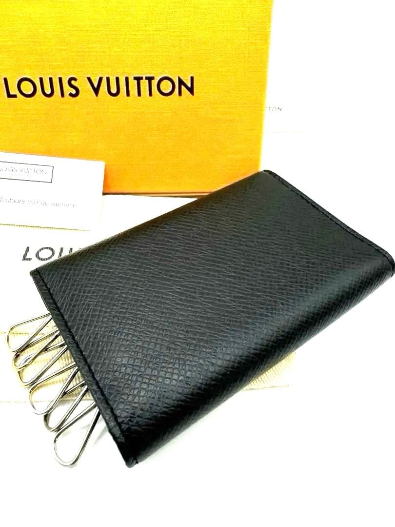 新品未使用　ルイヴィトン　タイガ　ミュルティクレ　6連　レザー　キーケース　黒