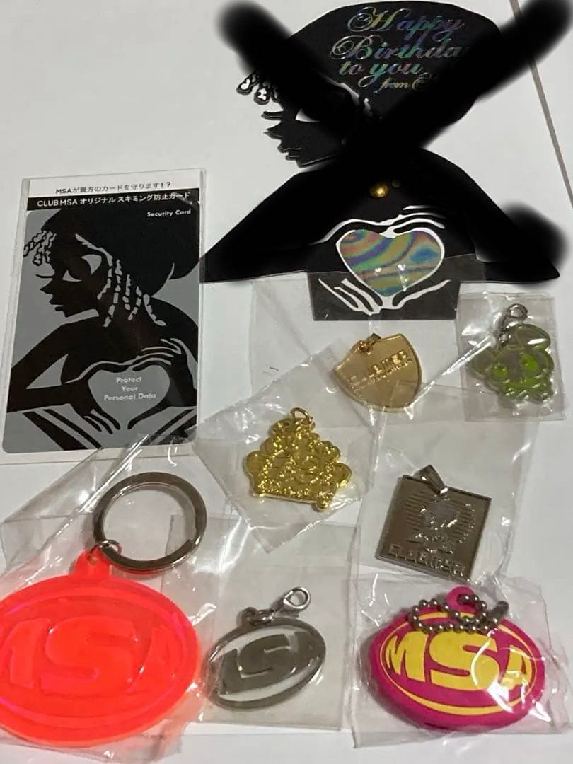 MISIAファンクラブ MSA限定グッズ チャーム キーホルダーステッカー他多数