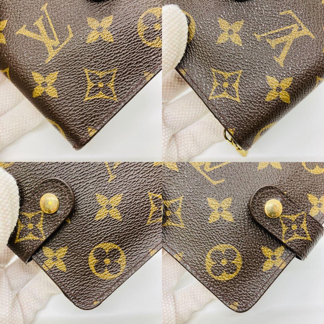 ルイヴィトン コンパクトジップモノグラム 財布 折財布 A846