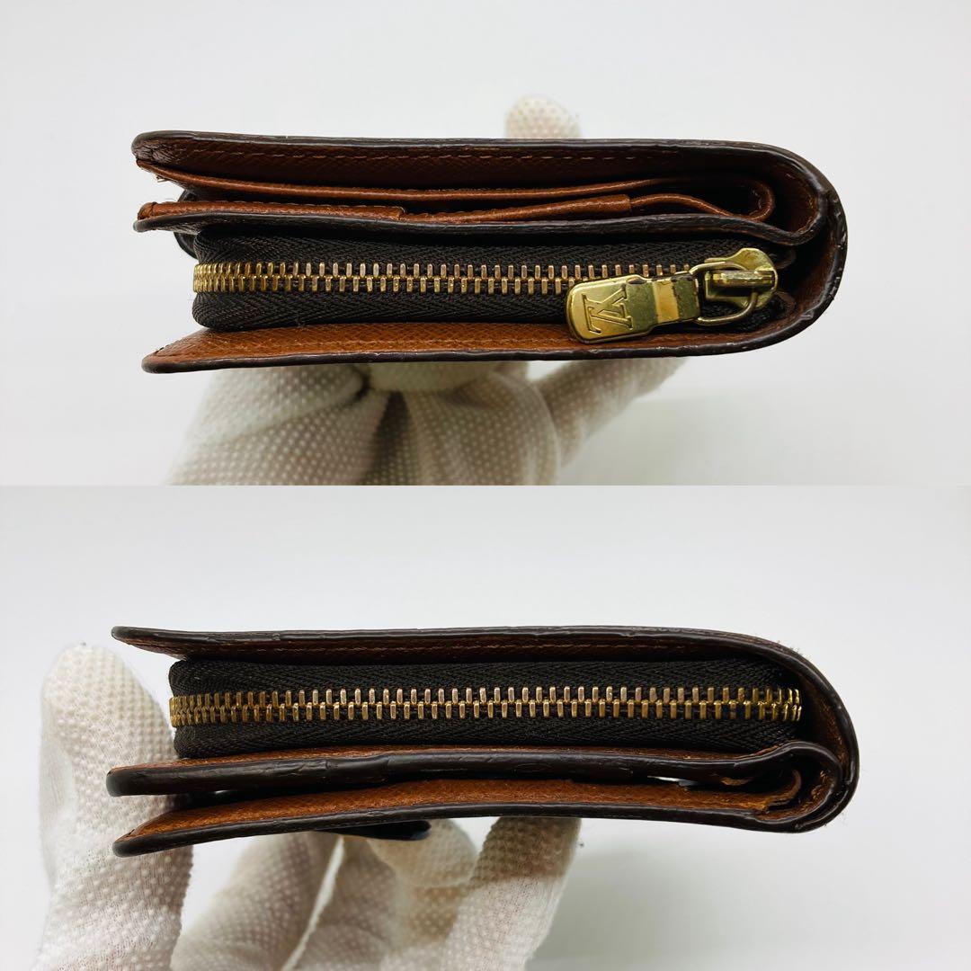ルイヴィトン コンパクトジップモノグラム 財布 折財布 A846