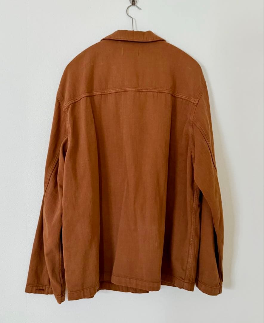 LEMAIRE ブラウン オーバーシャツ ジャケット　サイズ: XL