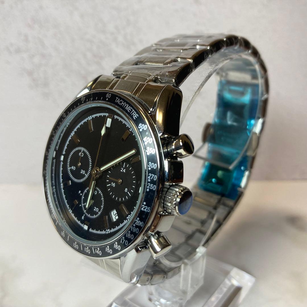 新春値下げ1000円引★ノーロゴ クロノグラフ カスタムウォッチ オマージュ