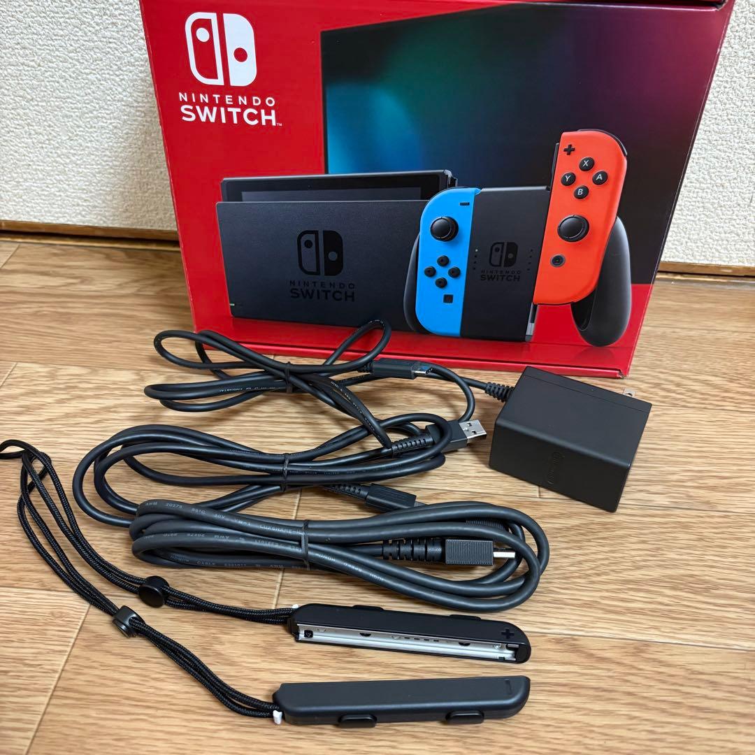 Nintendo Switch 本体 青/赤 コントローラー セット