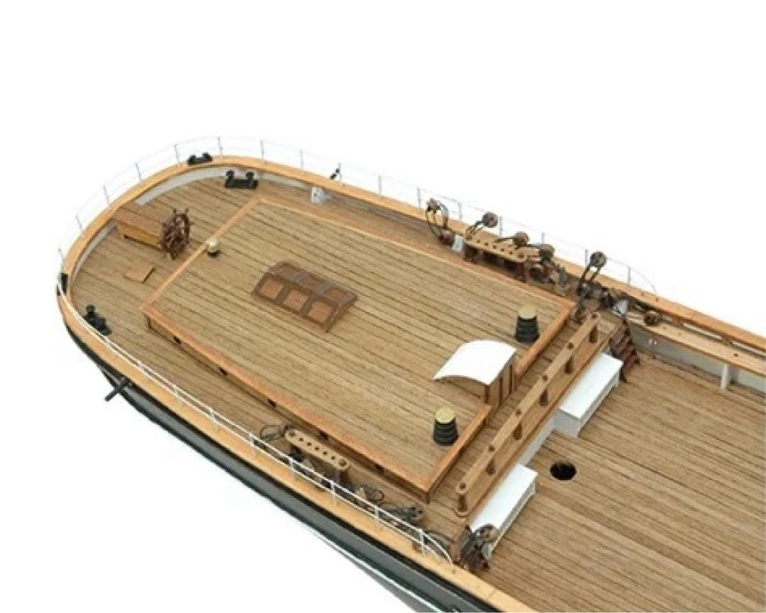 木製帆船模型 1/80カティサーク 帆付