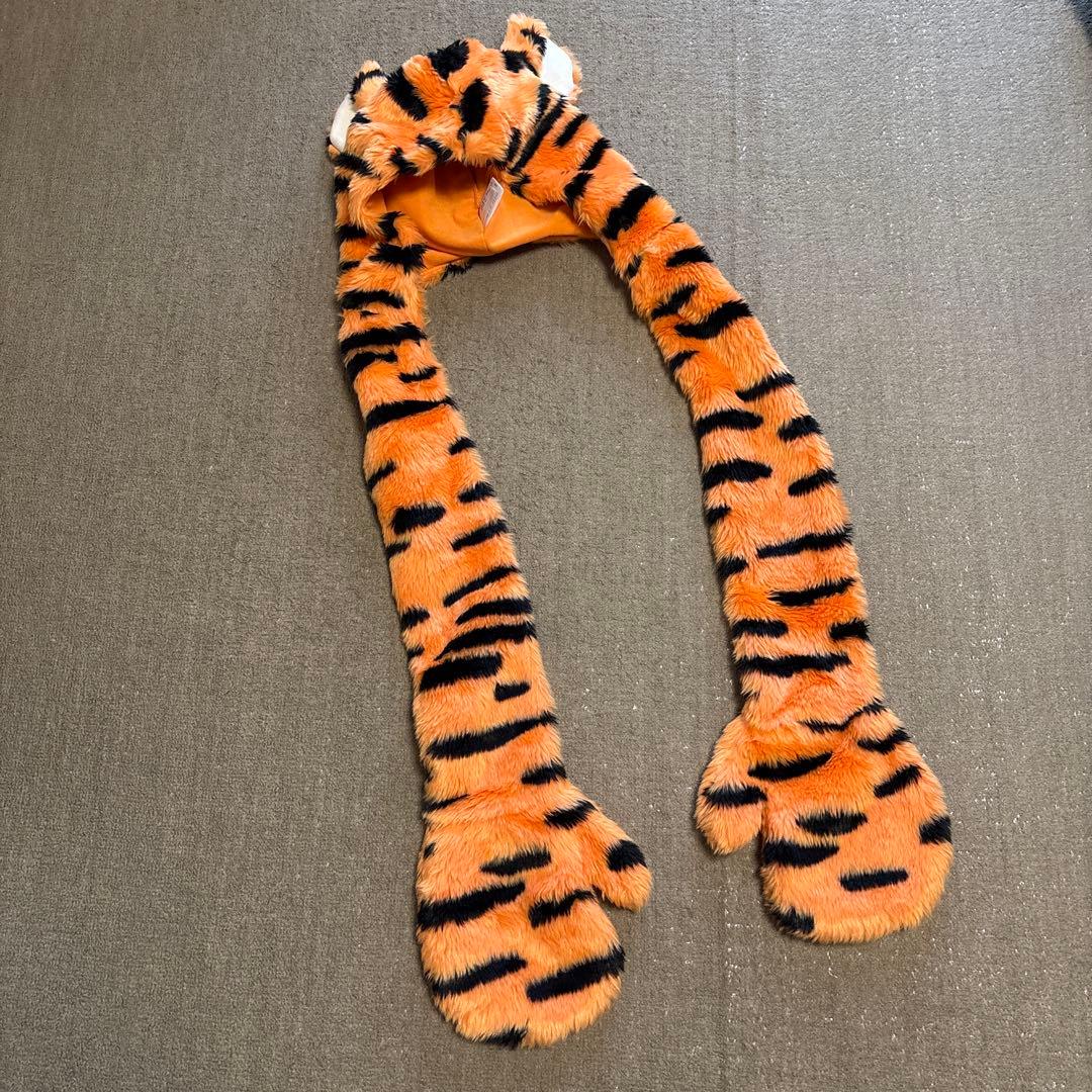 ティガー　マフラーファンキャップ ディズニー