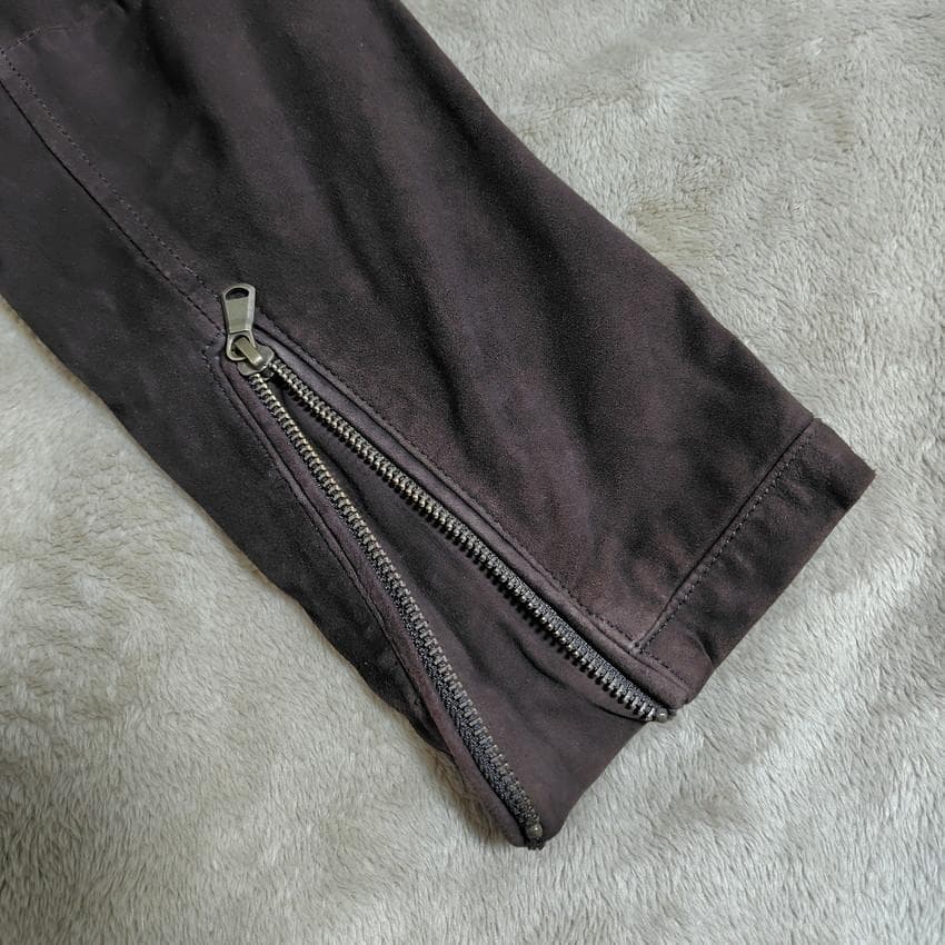 新品 Andrea D'AMICO サイズ54 ダミコ ライダース スエード