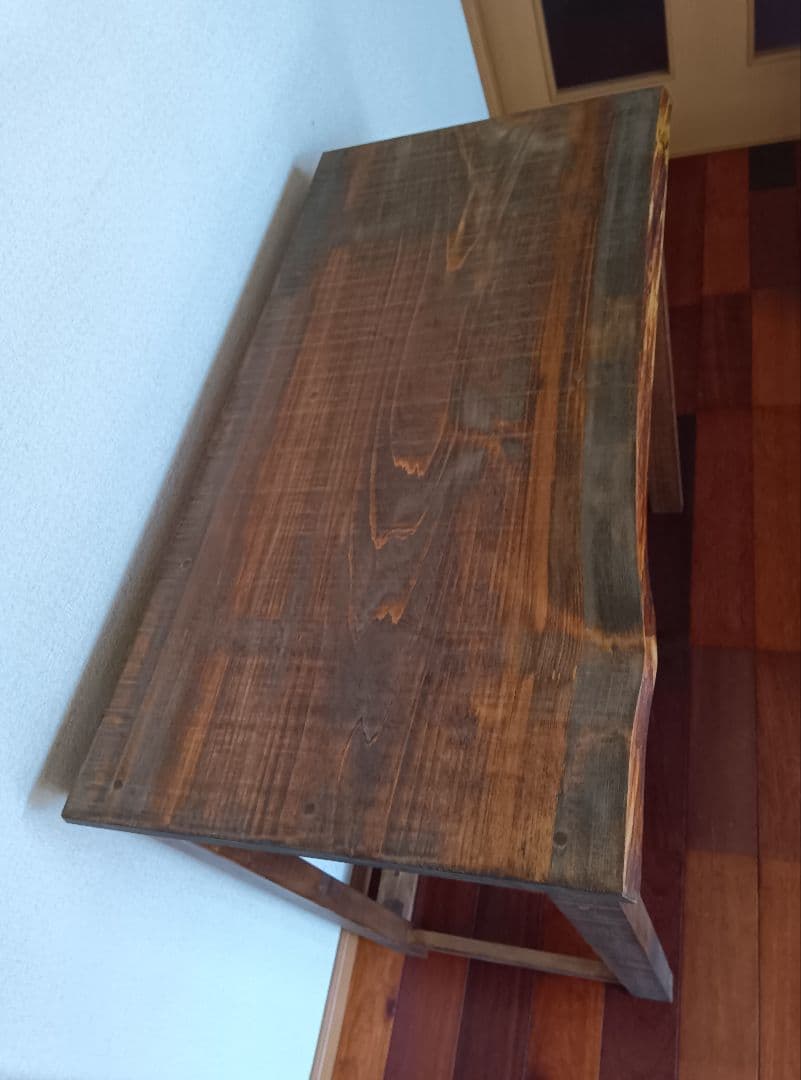 yuki＊檜の一枚板使用※机