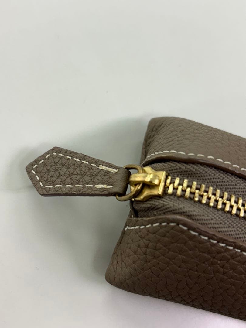 ボナベンチュラ　レザー 筆箱 ブラウン