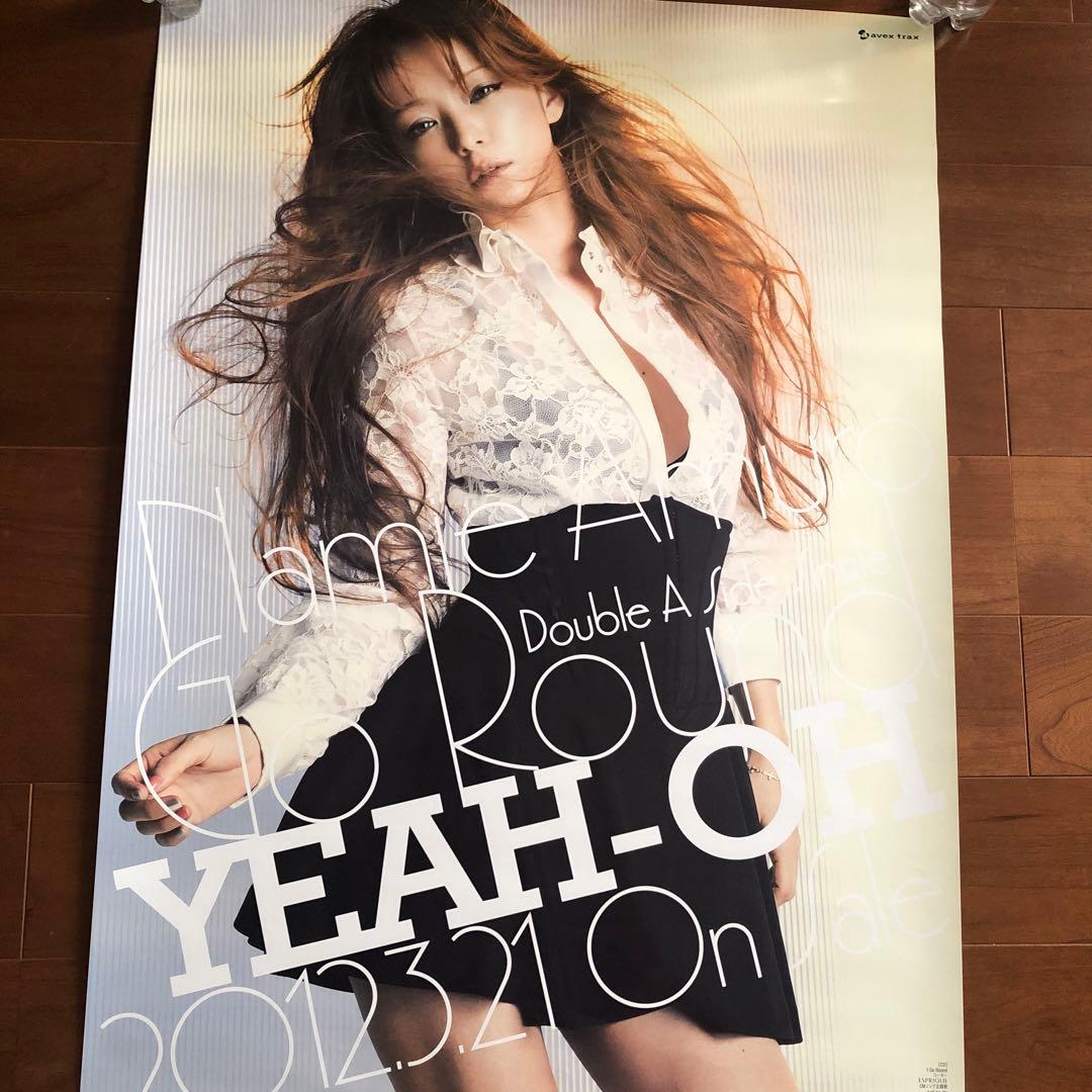 R 新品 非売品 安室奈美恵 販促 告知 ポスター B2 YEAH-OH