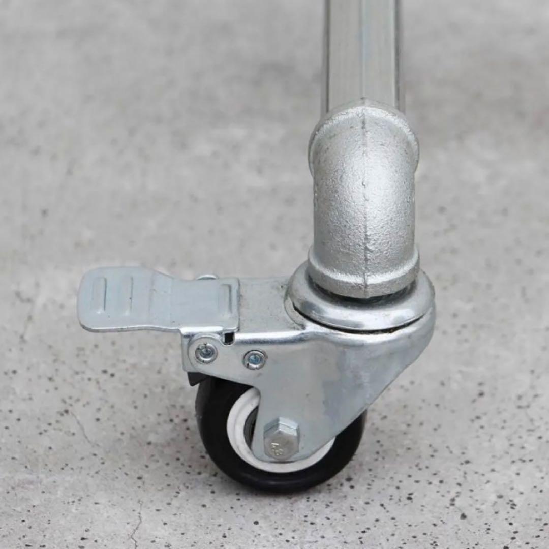 希少 廃番 HATCH購入 水道管 ガス管 ハンガーラック キャスター付 完成品