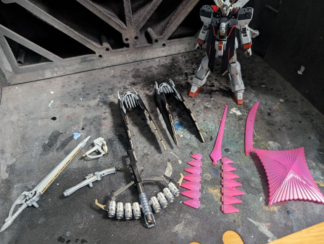 hg クロスボーンガンダム X1 フルクロス 　塗装済み 完成品