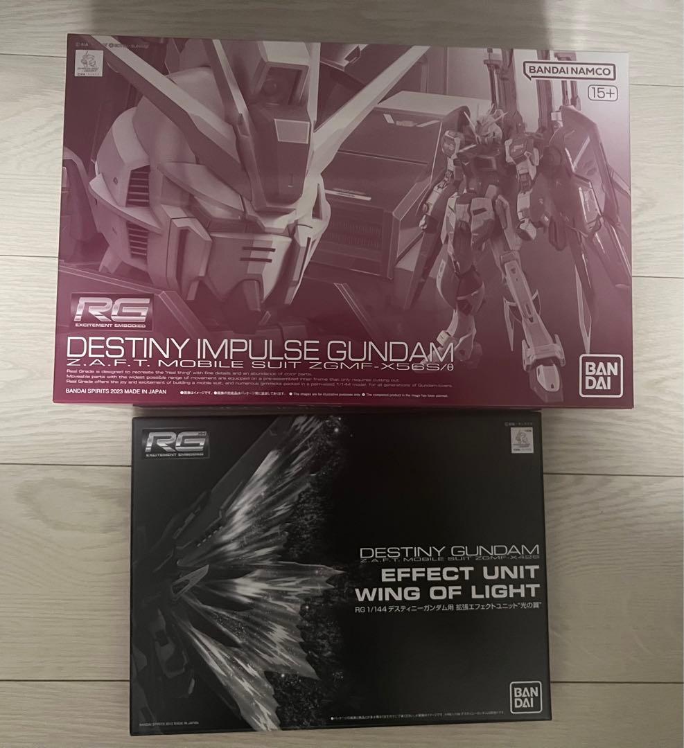 ロボット DESTINY IMPULSE GUNDAM & WING OF LIGHT