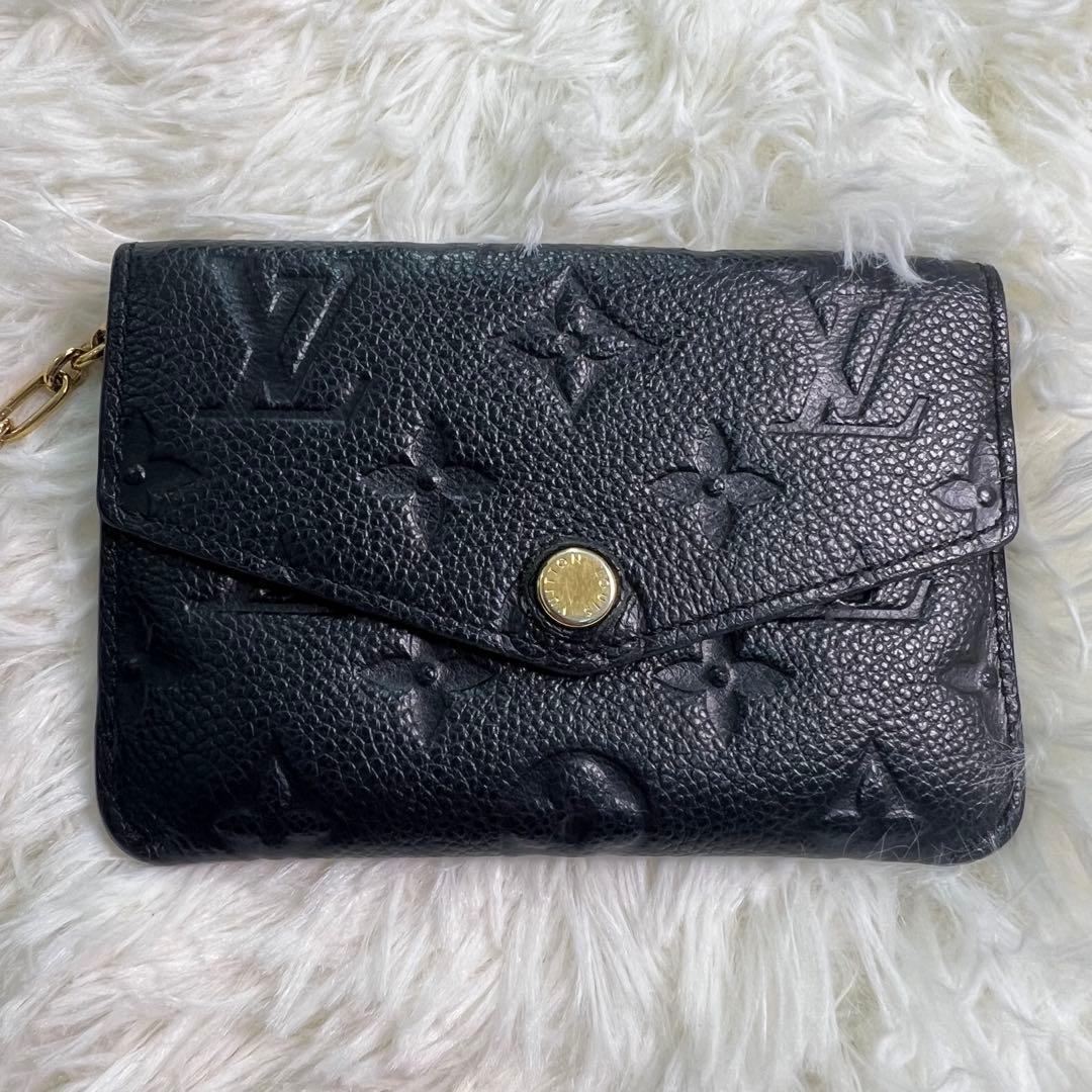 ルイヴィトン　ポシェットクレ　アンプラント　ブラック　ケース