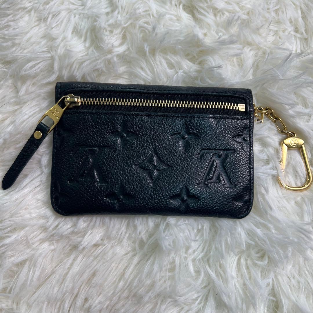 ルイヴィトン　ポシェットクレ　アンプラント　ブラック　ケース