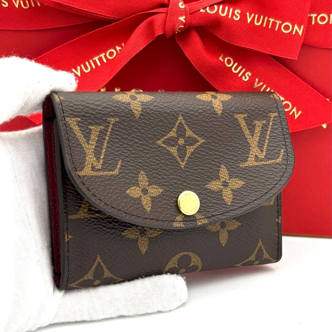 ☆極美品☆新型☆ルイヴィトン ケース 財布 モノグラム ポルトモネロザリ
