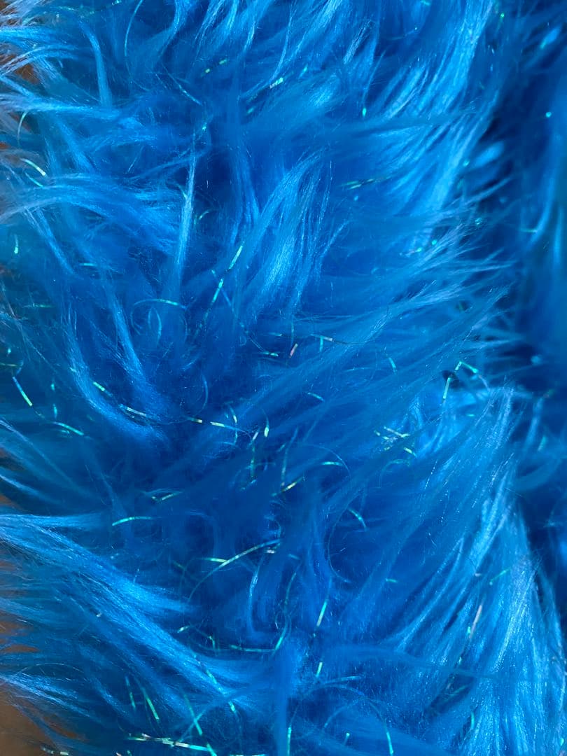 RUSS社　Jabar ゴリラ　ブルー　ぬいぐるみ　グリッター