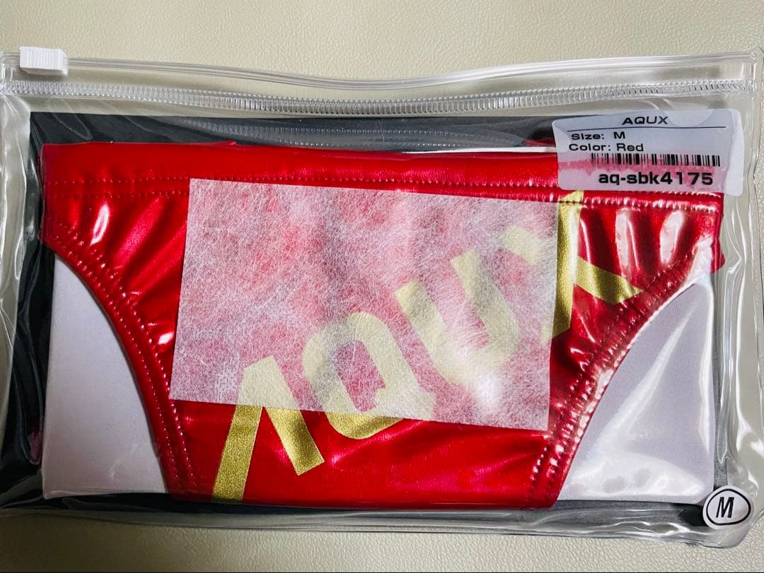 AQUX/アックス Groovy Guy スイムウェア/競パン(Ｍ）レッド