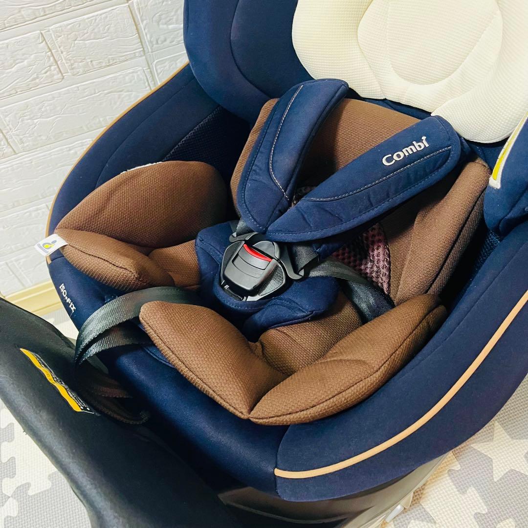 【☆極美品☆】コンビ☆チャイルドシート☆クルムーヴスマートisofix☆ネイビー