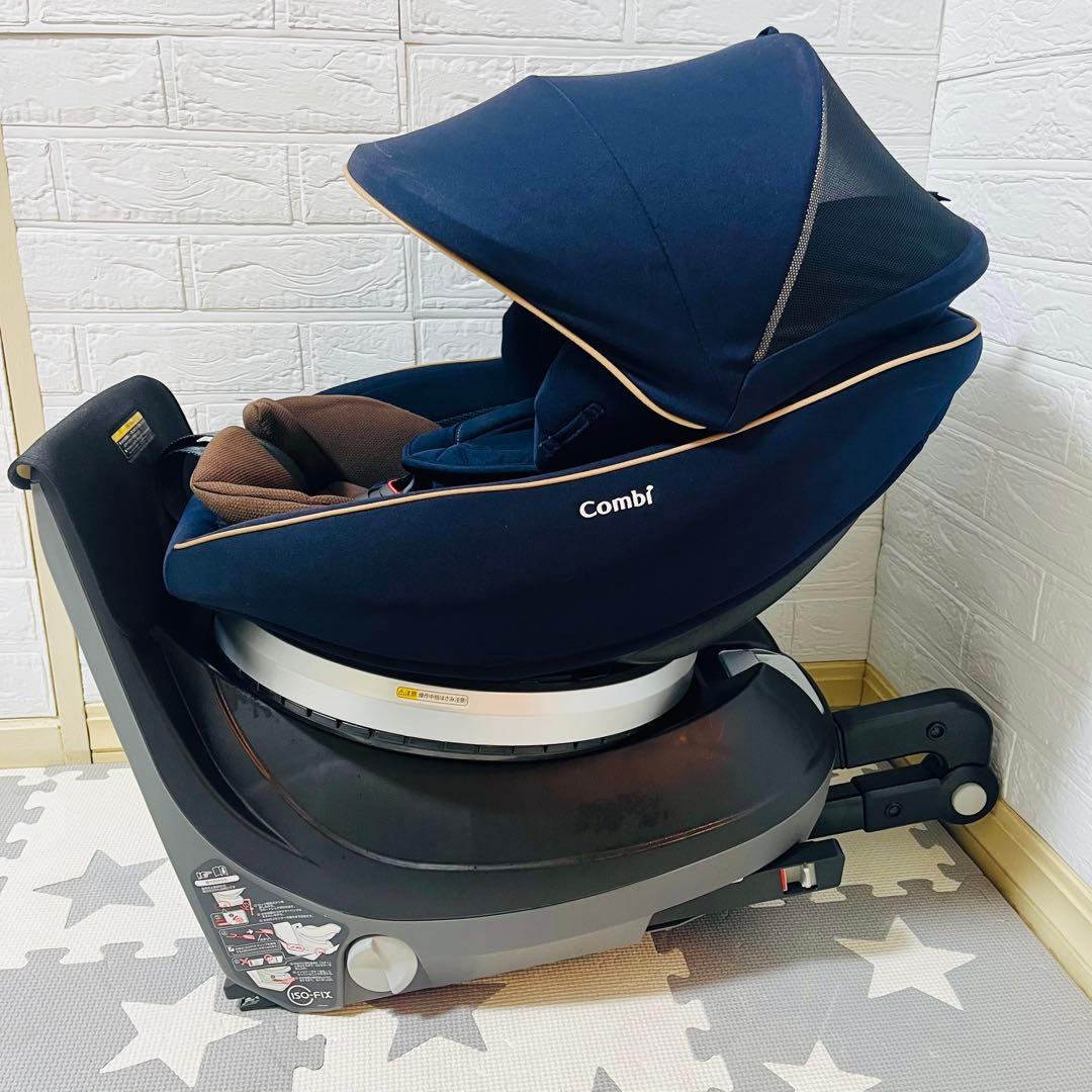 【☆極美品☆】コンビ☆チャイルドシート☆クルムーヴスマートisofix☆ネイビー