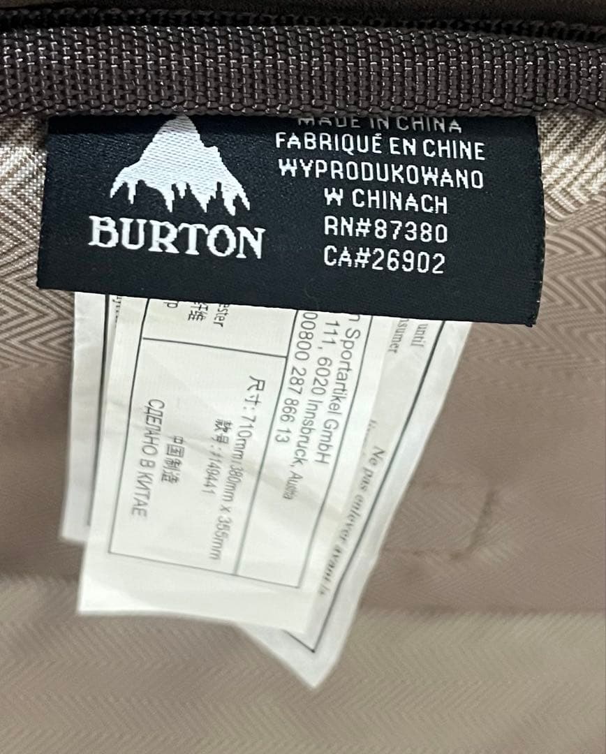 BURTON ウィーリーダブルデッキ キャリー スーツケース 86L バッグ