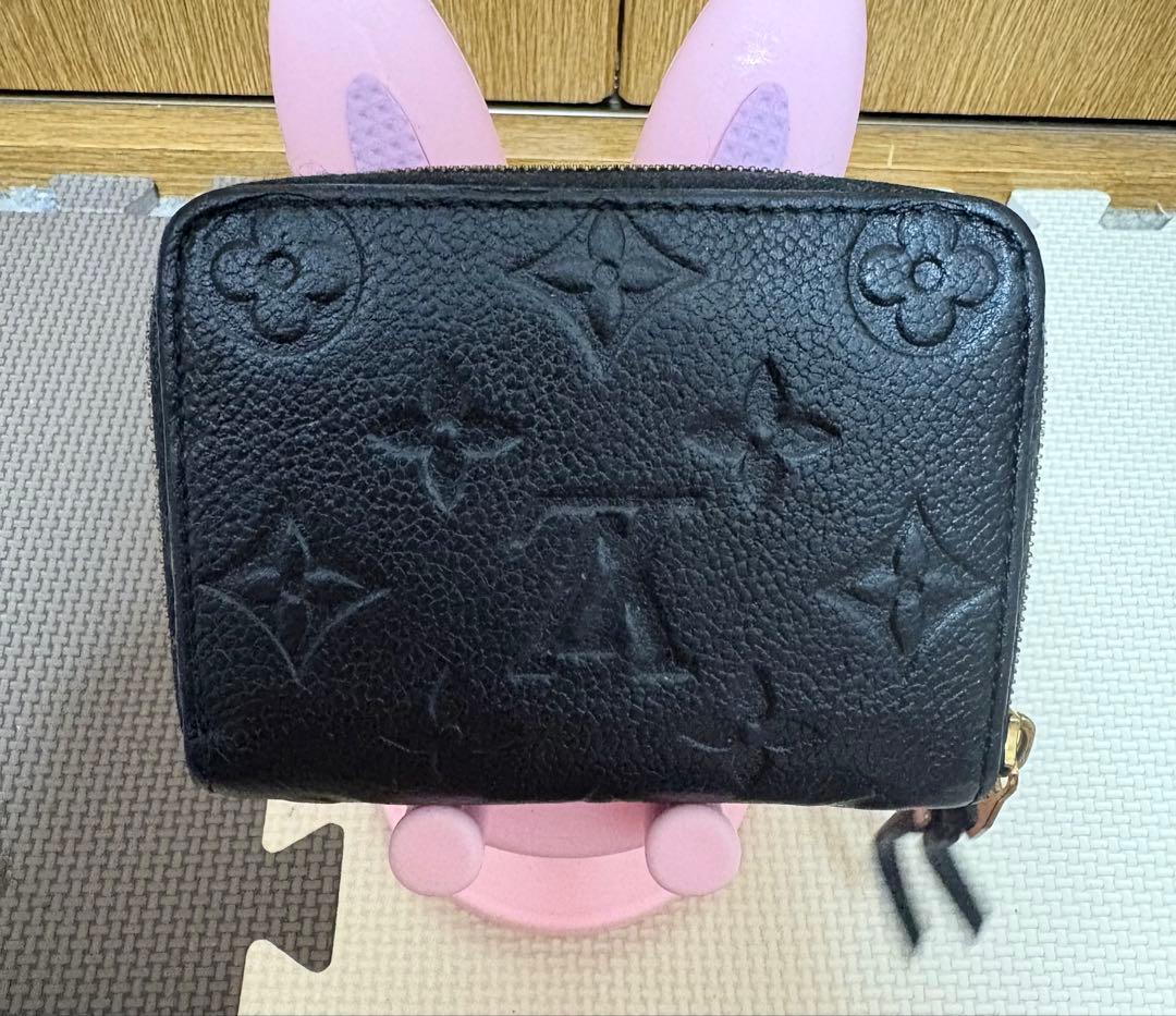 ルイヴィトン　ジッピーパース　アンプラント　ブラック　小銭入れ