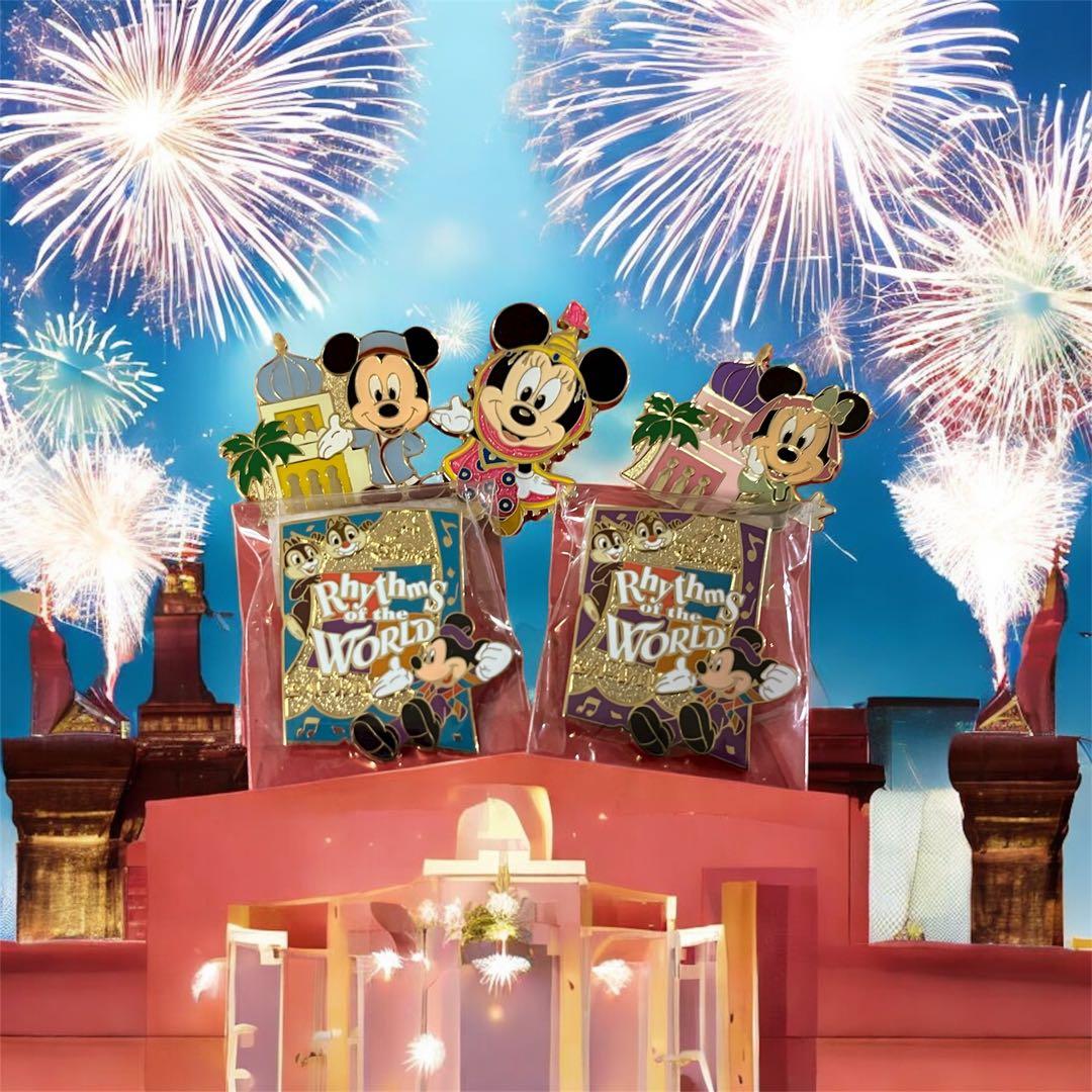 【希少】ミッキー ミニー ピンバッジ 5個セット