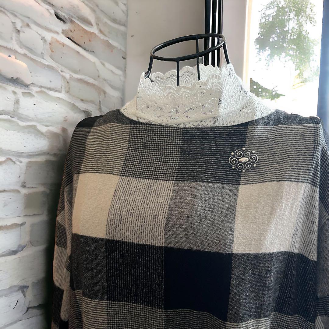 【現品限り】北欧 ヴィンテージ シルバー モダニストブローチ オーバル